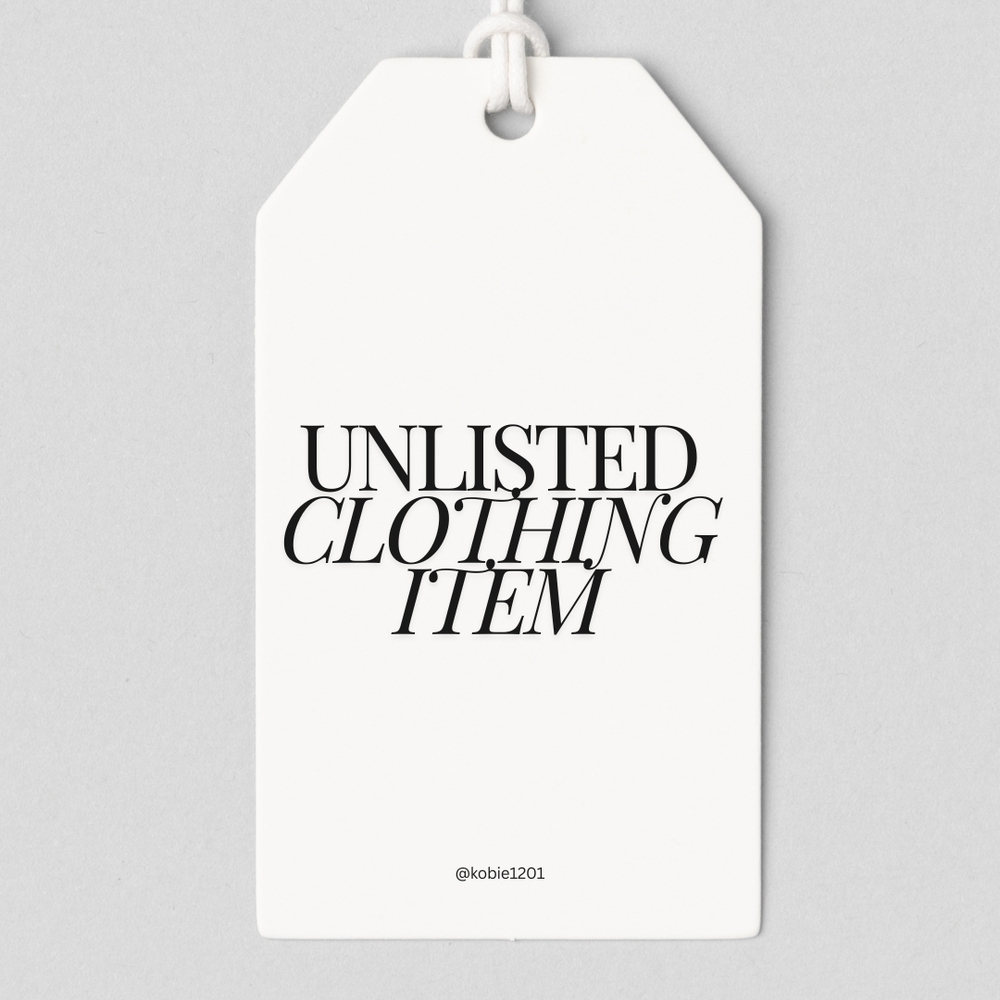 Unlisted Clothing Item